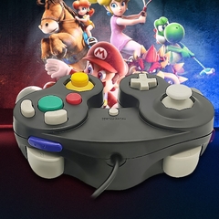 Imagem do Controle classic para jogos, com fio, controle remoto para nghz gamecube