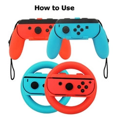 Capa de silicone para nintendo switch, sacola de armazenamento, cabo de joystick na internet