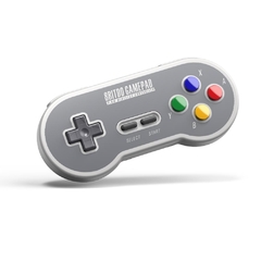 8bitdo sn30 2.4g gamepad sem fio para snes/sfc originais (sn/sf/edição transparente)-super nes - loja online