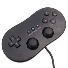 Imagem do Para nintendo wii clássico com fio controlador de jogo joystick gamepad para nintendo wii controlador clássico