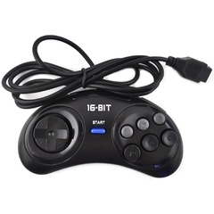 Controle de jogo sega mega sega 16bit, 2 peças/1 peça sega genesis, 9 furos, alta qualidade, bom preço, acessórios de jogo - comprar online