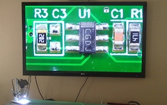 Câmera de microscópio digital adsm201, microscópio hdmi 3mp 1080 para reparo de pcb, us110v/eu220v, luzes duplas uv, filtro, suporte de metal - TUDO PRA MULTIMIDIA