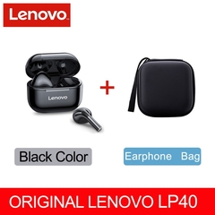 Original lenovo lp40 tws fones de ouvido sem fio bluetooth controle toque esporte fone estéreo para o telefone android na internet