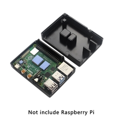 Case de liga de alumínio para raspberry pi 4b/3b, revestimento armadura de 4 cores com dissipador de calor para raspberry pi 4b/3b na internet