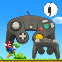 Controle classic para jogos, com fio, controle remoto para nghz gamecube na internet