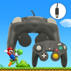 Controle classic para jogos, com fio, controle remoto para nghz gamecube - loja online