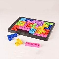 27 pces tetris quebra-cabeça pops seus brinquedos fidget anti-stress popet empurrar bolha sensorial brinquedo placa de quebra-cabeça brinquedo educativo para criança - loja online