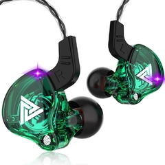 Qkz ak6 atr hd9 driver de cobre alta fidelidade esporte fones de ouvido para correr com microfone fone música na internet