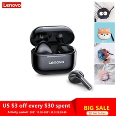 Original lenovo lp40 tws fones de ouvido sem fio bluetooth controle toque esporte fone estéreo para o telefone android - comprar online