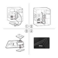 Netac 1tb SSD de 240 gb SATA SSD 120gb ssd de 480gb 128gb 256gb 512gb 2tb hdd 360gb Disco Rígido Interno Solid State Disk para Computador Portátil pc - TUDO PRA MULTIMIDIA