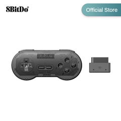 8bitdo sn30 2.4g gamepad sem fio para snes/sfc originais (sn/sf/edição transparente)-super nes