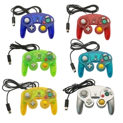 Controle classic para jogos, com fio, controle remoto para nghz gamecube - comprar online