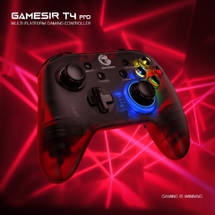 Gamesir t4 pro 2.4ghz controlador móvel sem fio bluetooth gamepad com giroscópio de 6 eixos para nintendo switch/android/iphone/pc - TUDO PRA MULTIMIDIA