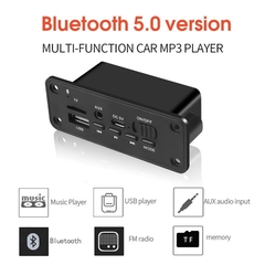 Placa decodificadora 2x3 w, mp3 player, sem fio, amplificador dc 5v wma bluetooth 5.0, placa decodificadora, módulo de áudio usb fm - TUDO PRA MULTIMIDIA