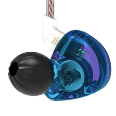 Kz zst tecnologia híbrida 1dd + 1ba fones de ouvido 3.5mm em monitores de cancelamento ruído alta fidelidade música esportes graves fone ouvido - loja online