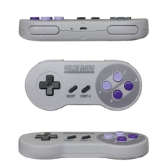 Controle sem fio para super nintendo, joystick clássico, sem fio, 2.4ghz, 1 peça - loja online