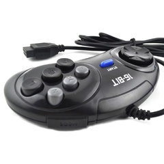 Controle de jogo sega mega sega 16bit, 2 peças/1 peça sega genesis, 9 furos, alta qualidade, bom preço, acessórios de jogo - TUDO PRA MULTIMIDIA