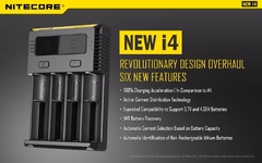 Nitecore d4 d2 carregador digitalizador, carregador de bateria lcd inteligente para circuitos, seguro global li-ion 18650 14500 16340 26650 na internet