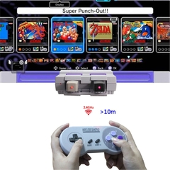 Imagem do Controle sem fio para super nintendo, joystick clássico, sem fio, 2.4ghz, 1 peça