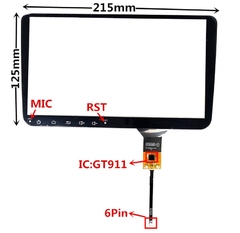 9 polegadas gt911 digital para volkswagen carro dvd navegação gps multimídia touch screen painel de vidro