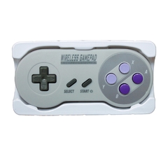 Controle sem fio para super nintendo, joystick clássico, sem fio, 2.4ghz, 1 peça - comprar online