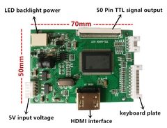 9 polegada 1024*600 monitor de tela lcd tft com placa de controle do motorista hdmi-compatível para lattepanda, raspberry pi banana pi - TUDO PRA MULTIMIDIA