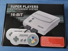 Vídeo Game Console Super Nintendo Retrô Super Players Completo + Cartucho com 102 Jogos