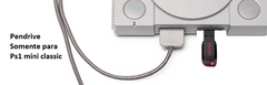 Pendrive de 64gb Para Psone Play1 Mini Classic Com 100 Jogos - TUDO PRA MULTIMIDIA