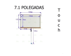 Kit 2 Touch Screen 1 (7.1 ) + 1 (7.0) - comprar online