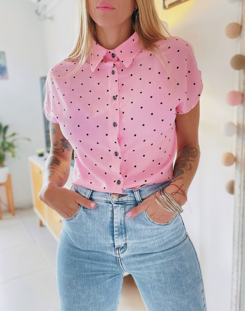 Camisa Lunares Pink Comprar en Las Caro