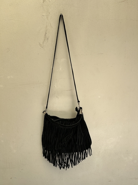 Cartera negra de gamuza Prune Comprar en Cocorila