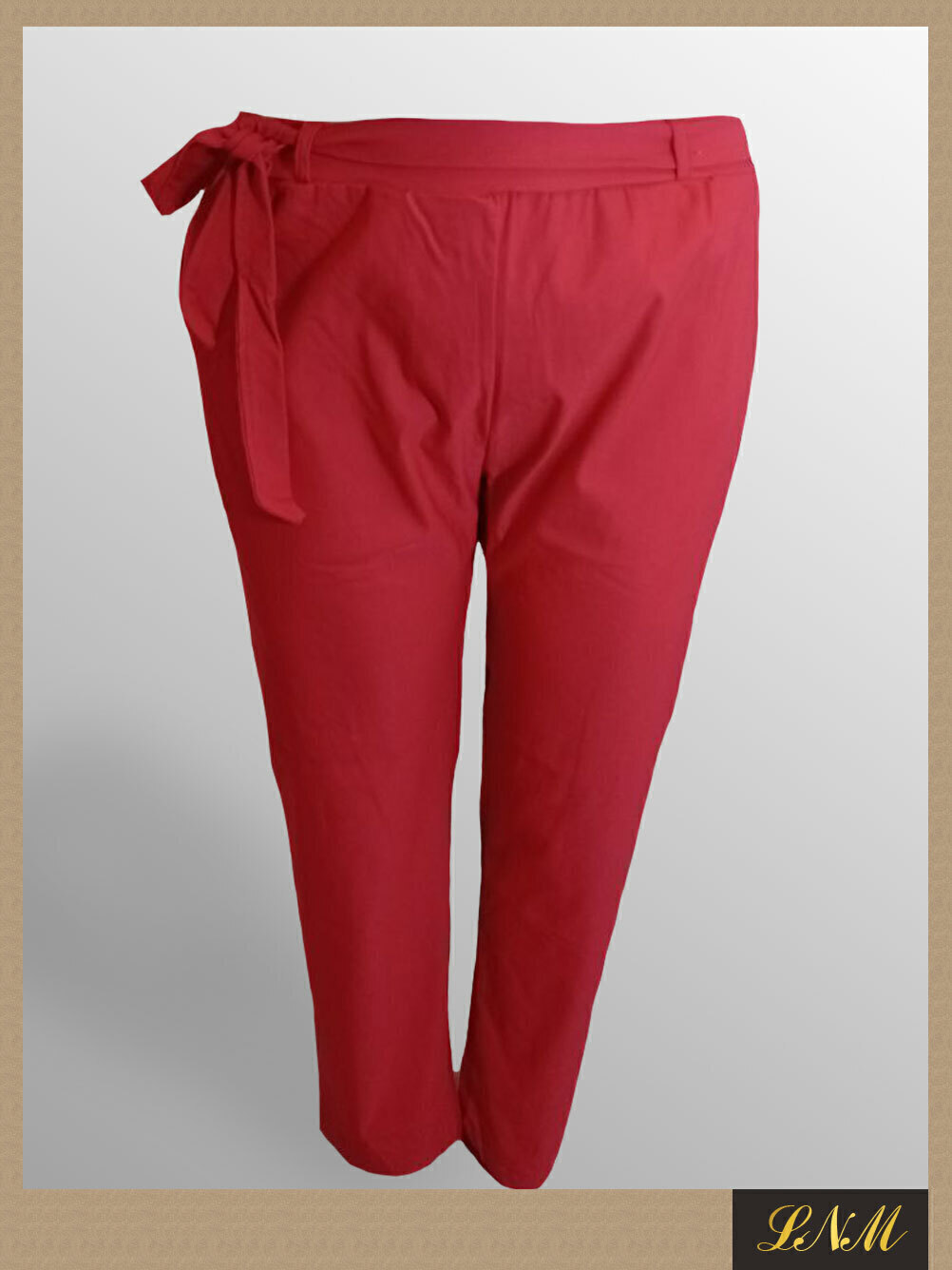 Pantal n bengalina rojo molder a grande ART5486
