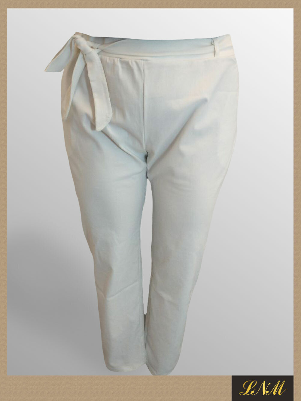 Pantalon blanco online de bengalina