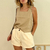 Musculosa Gaia Beige