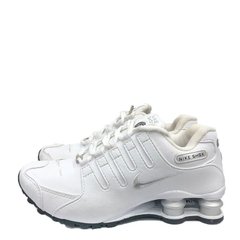 Tênis Nike Shox nz 4 molas branco e prata - Fwstoree