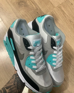 Air max 90 clearance feminino verde agua