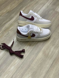 Tenis nike air force vinho sales