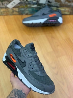 Air max 90 cinza e on sale branco