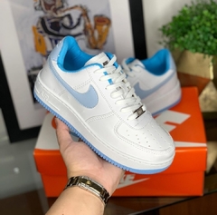 Tênis Nike Air Force Azul bebê promoção - Fwstoree