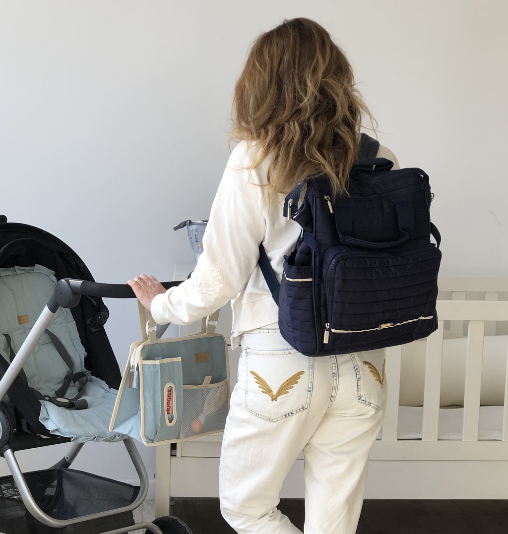 Mochila Maternal Tulum con Cambiador Azul Cheri Lou