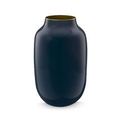 FLORERO METAL OVAL AZUL 30CM - comprar online