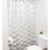 CORTINA DE BAÑO 3D ESTAMPADA - Blanco Galil