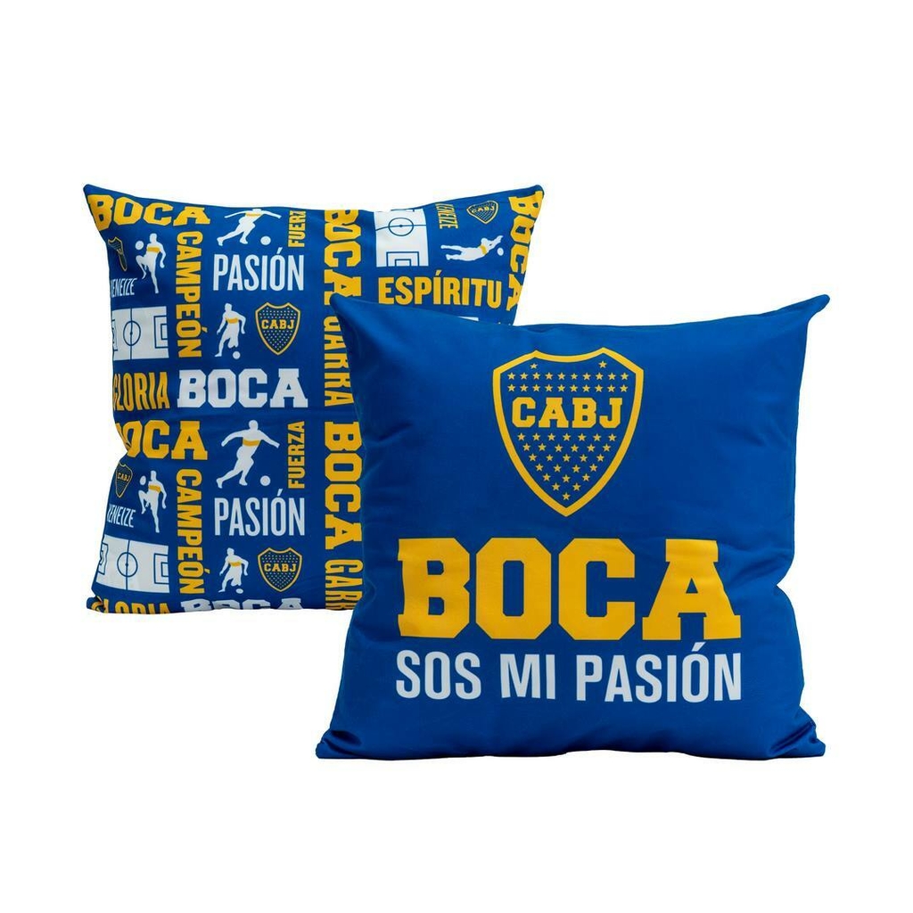 Funda de Almohadon BOCA JUNIORS Blanco Galil