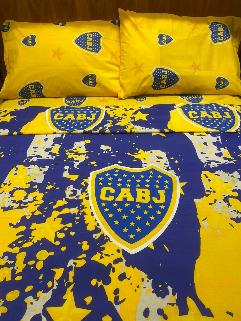 Juego Sabanas Futbol BOCA JUNIORS 2 1 2 Plazas