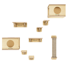 Conjunto para gatos com Serra Malte – Linha Naval - comprar online