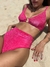 Top Argola Velour Hot Pink na internet