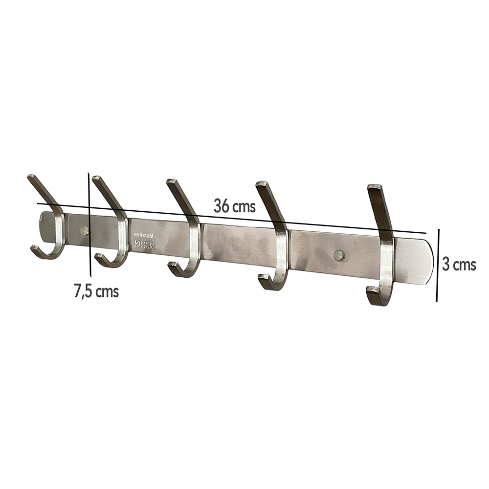 Perchero Steel x 5 B22 Morshop Equipamientos