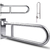 Agarradera barral de Acero Inox rebatible "U" 70 cms - B50 - comprar online