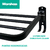 Toallero 50cms simple Negro - B31N - tienda online