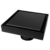 Rejilla Baño Acero Inoxidable 10x10cm Negra - B56N - comprar online